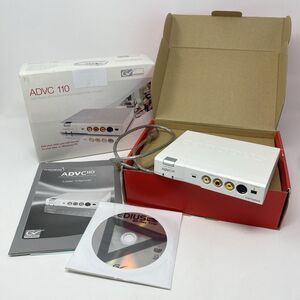 Canopus ADVC-110 Analog to Digital Video Converter FireWire Manual Box - TESTED